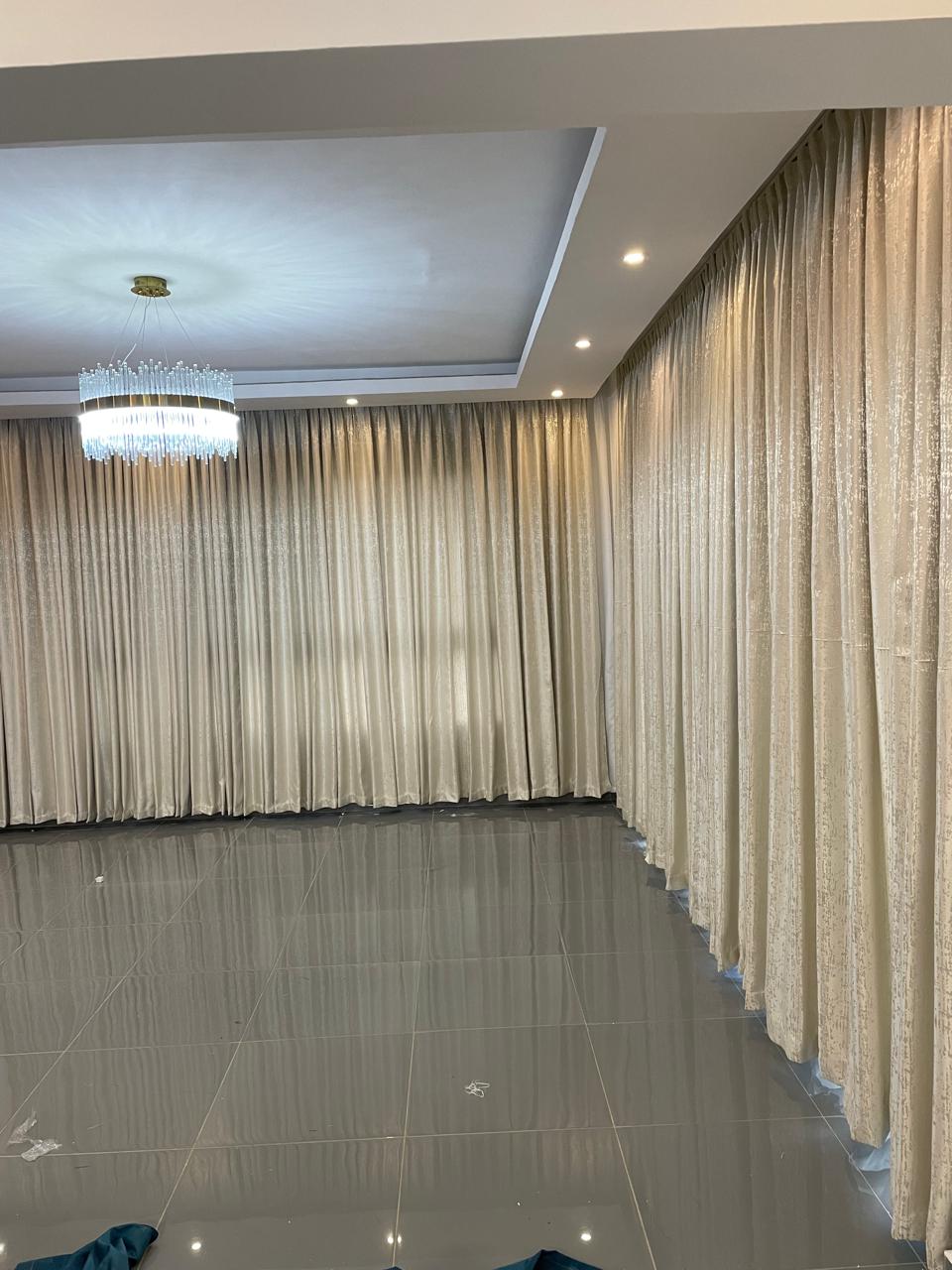 Hilal Residence curtain and sheers delivery and installation by deco dreams curtains physical shop in eastleigh kenya