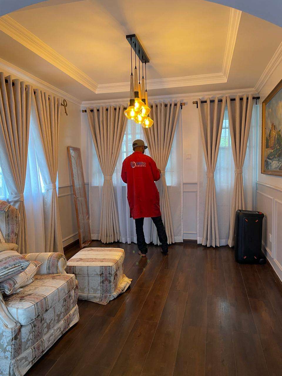 nairobi gracefield kindergarten amboseli road curtain and sheers delivery and installation by deco dreams curtains physical shop in eastleigh kenya
