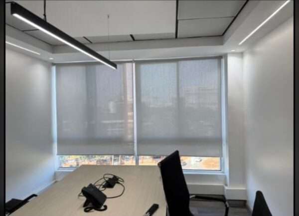 Modern Office Roller Blinds – Light Filtering & UV Protection